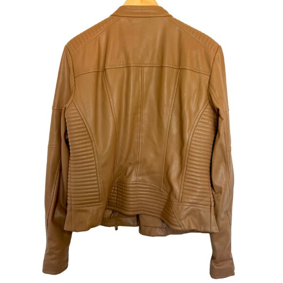 Calvin Klein Faux-Leather Moto Jacket - Picture 2 of 6